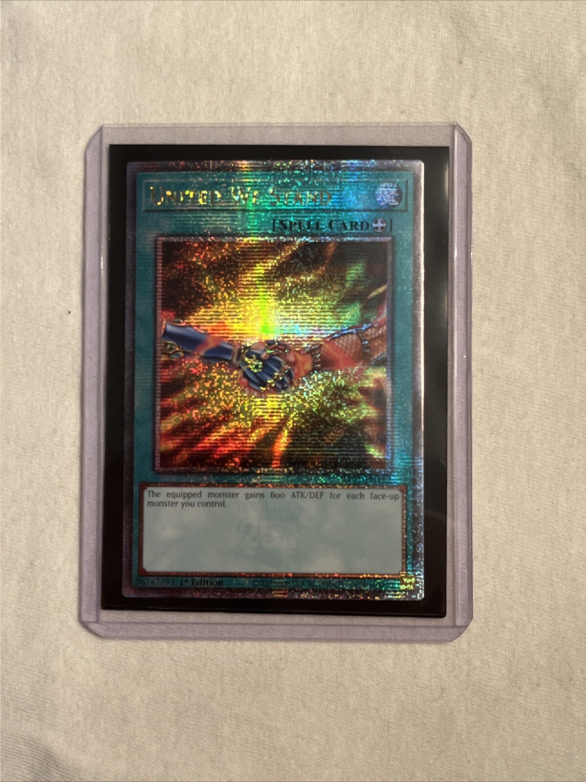 United We Stand Quarter Century Secret Rare RA03-EN112 1st Edition