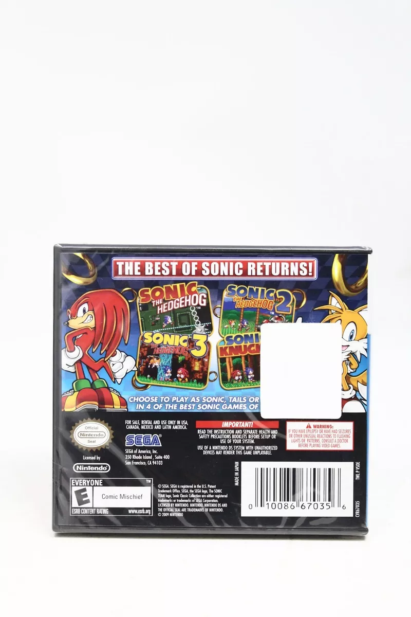 Sonic Classic Collection (DS) - The Cover Project