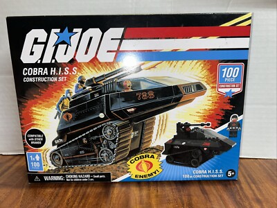 Forever Clever GI Joe Cobra HISS Tank Construction Set NEW CONSTRUX KRE-O MEGA