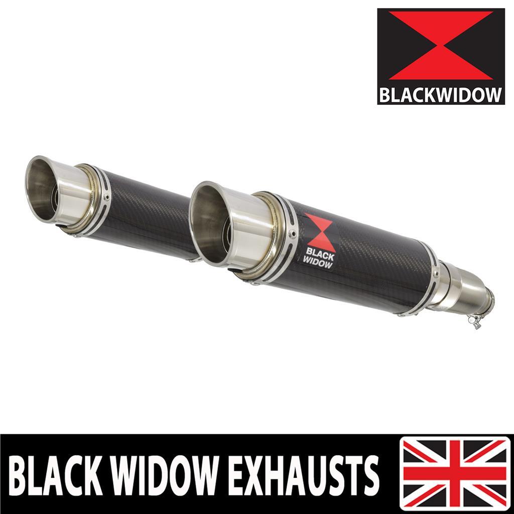 Honda CBR 1100 XX Blackbird 4-2 Exhaust Silencers 230mm GP Round
