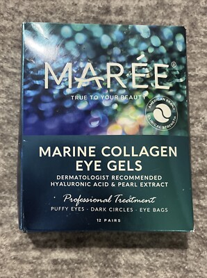 Matter Marine Collagen Eye Gels Anti Aging Dark Circles 12 Pairs 