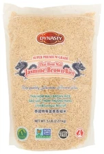 Dynasty Non-GMO, Gluten-Free Super Premium Grade Jasmine Brown Rice 5 lb 1 Count