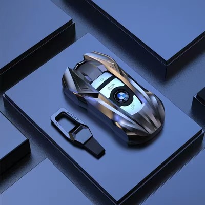 Car Key Fob Cover Case Holder For BMW 1 2 3 5 7 Series F30 F10 F20 with Keychain