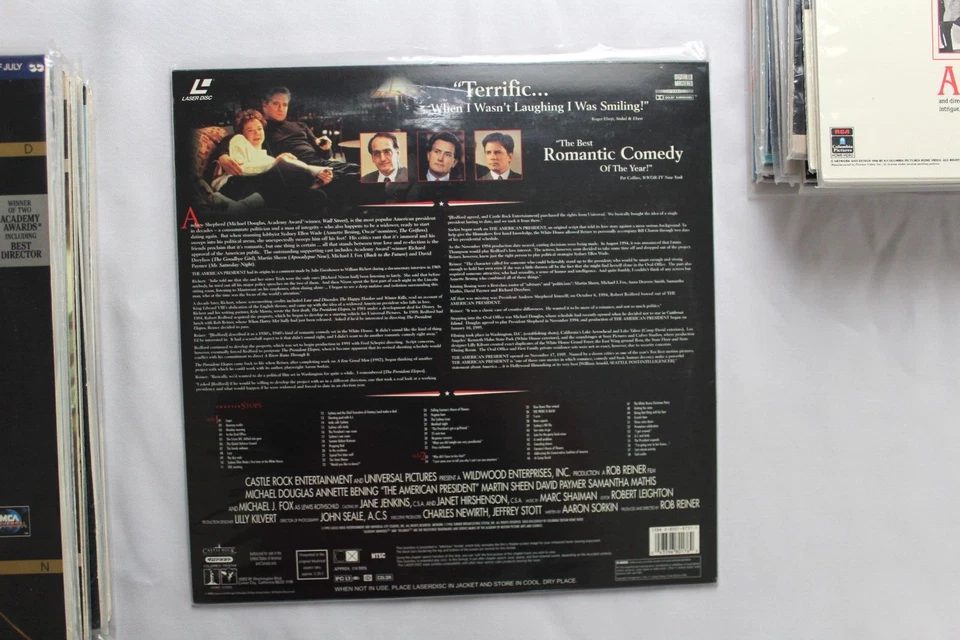THE AMERICAN PRESIDENT laserdisc LD DELUXE WIDESCREEN *BUY MORE AND SAVE* Foto 2 de 4