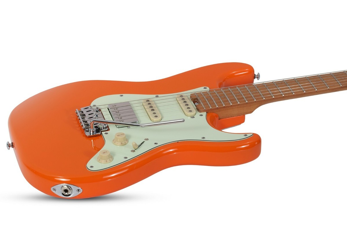 Schecter Nick Johnston Traditional H/S/S Atomic Orange Guitar