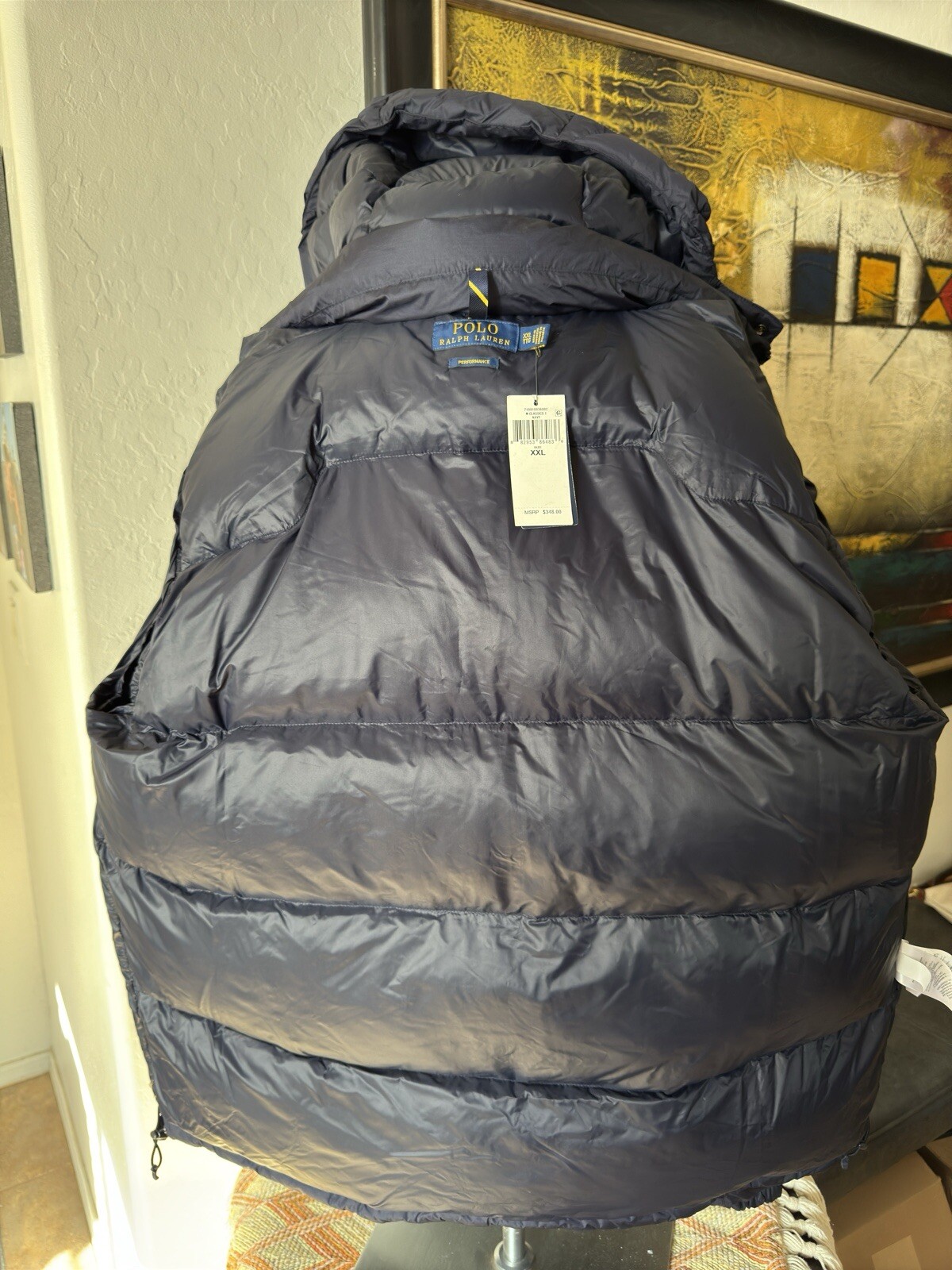 Polo Ralph Lauren Men Classic EL Cap Gorham Down Jacket Navy Size XXL image 8