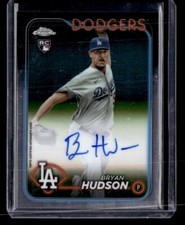 2024 Topps Chrome #RA-BHU Bryan Hudson Rookie Autographs AU