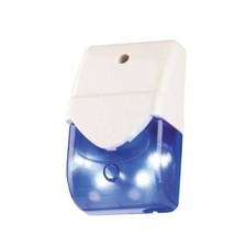 Sirena y luz estroboscópica moderna de alta calidad LED azul 12 VCC 120 dB para
