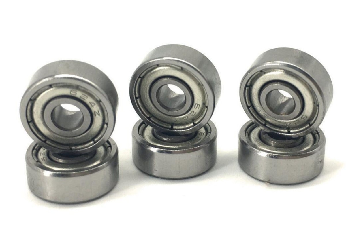 TRB RC Precision Ball Bearings (2-Pack) - 5x13x4mm, ABEC 3, Chrome Steel With Metal Shields