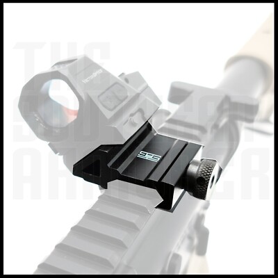 45 Degree Offset Picatinny /Weaver Rail Mount Offset Side Rail for ...