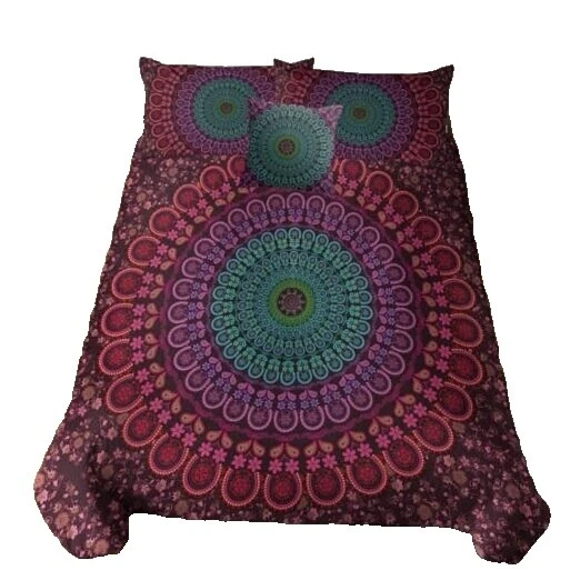 Fundas de Edredón geométrico de sarga y Juegos de Cama