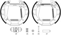 Textar 84044706 Brake Shoe Set For Audi Seat Skoda Vw