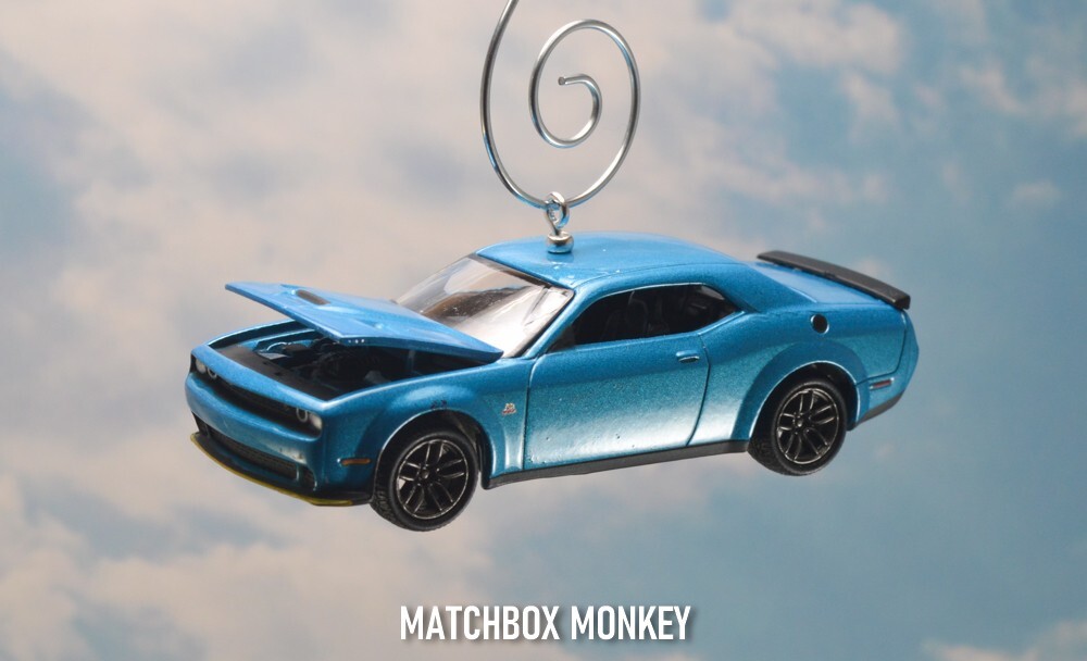 B5 Blue 2019 Dodge Challenger RT Scat Pack Custom Christmas