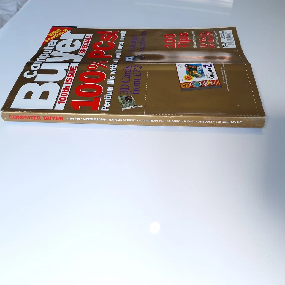 Computer Buyer Magazine 100th Issue SPECIAL 100% PC Pentium Notebooks Sept 1999 - Image 2 of 4