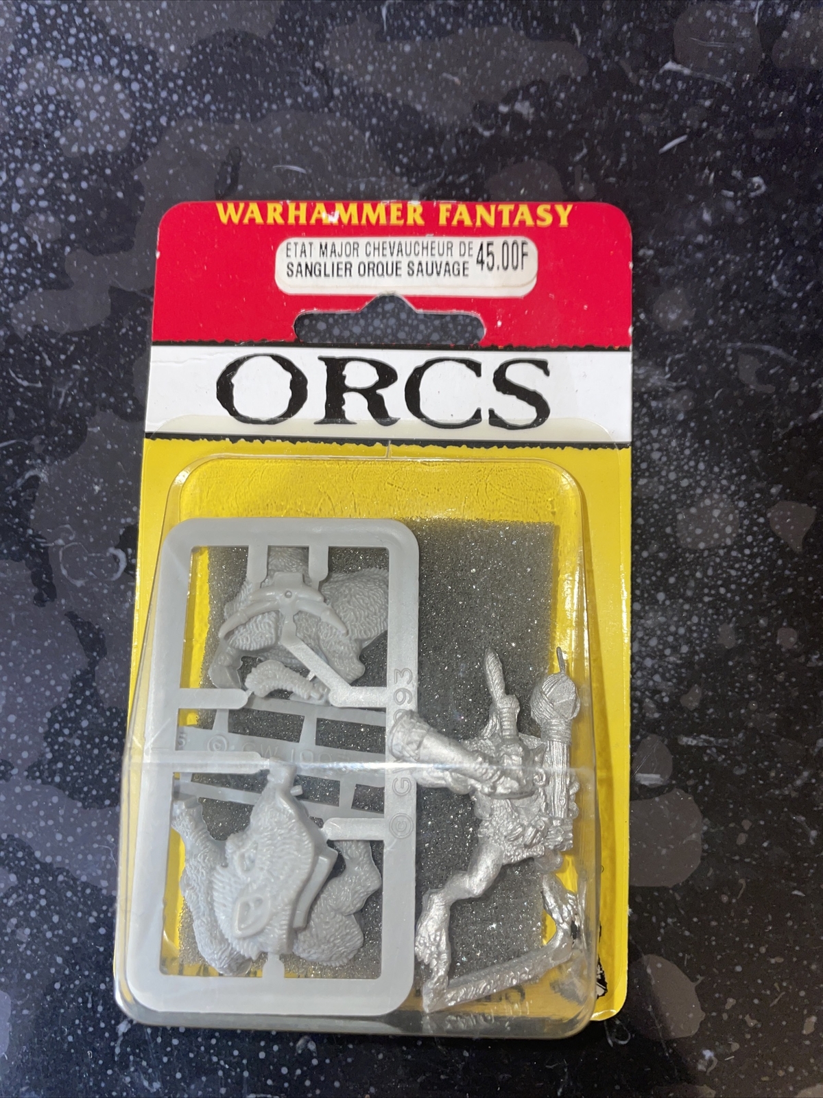 Blister Orcs Chevaucheur De Sanglier Orque V3 pour Armée Rétro Warhammer Fantasy R2
