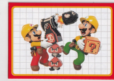 Panini Super Mario Playtime 2023 Sticker Nr. 88 Mario & Luigi Red Parallel