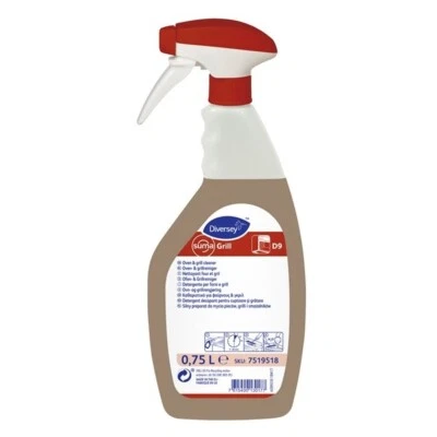 Diversey Suma D9 Professional Grill and Oven Cleaner Concentrate 2 x 750ml