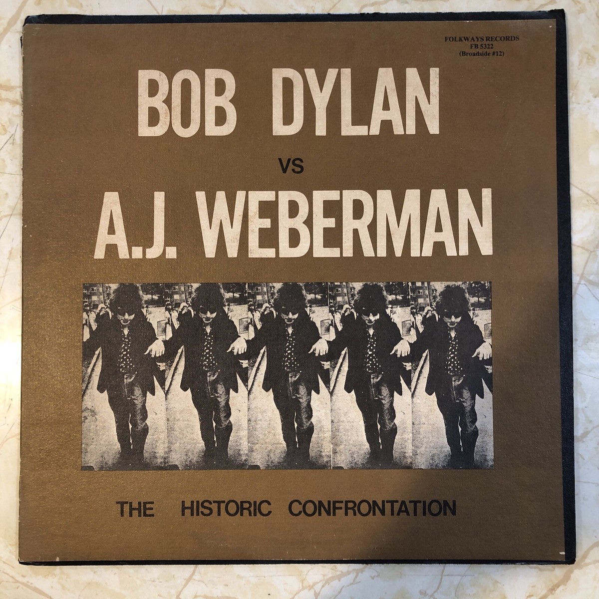 Bob Dylan Vs A.J. Weberman The Historic Confrontation 1977 LP w