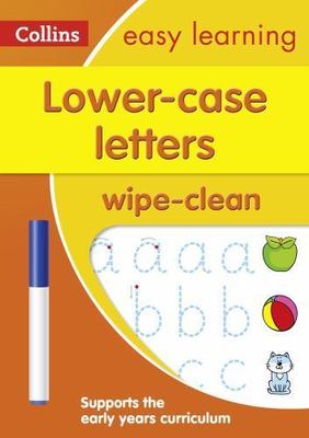 Lower Case Letters Age 3-5 Wipe Clean Activity Book : Ideal for Home Learning...