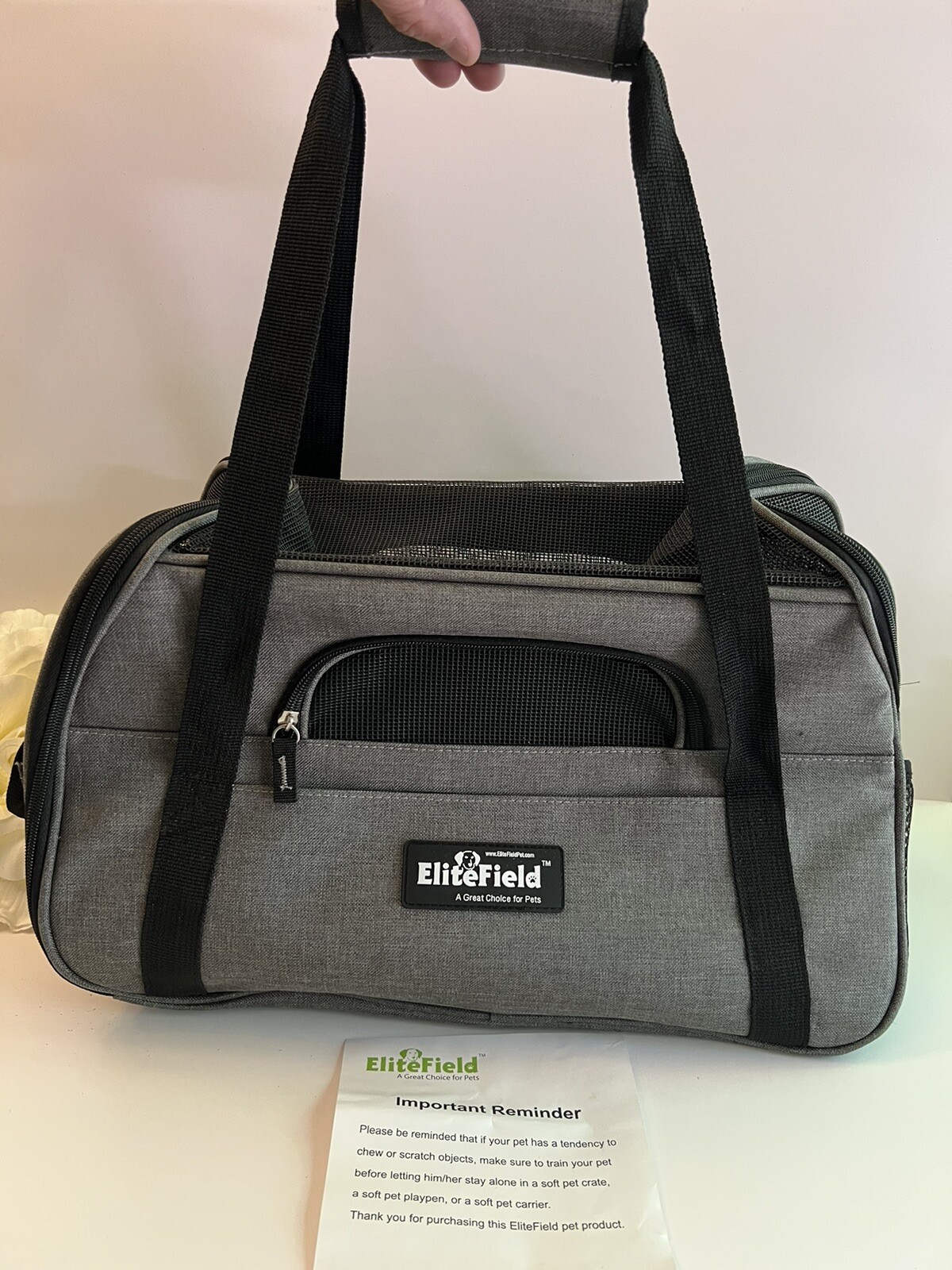 Elite 3-door Folding Soft Dog Crate, Indoor and Out Door Pet Home