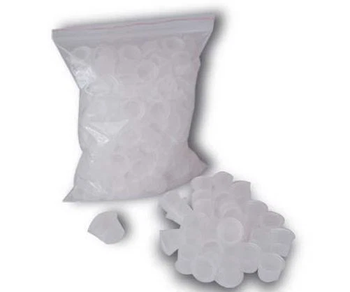 DEVILS NEEDLE Big Bag of 1000 Tattoo Ink Cups Plastic Caps Pots