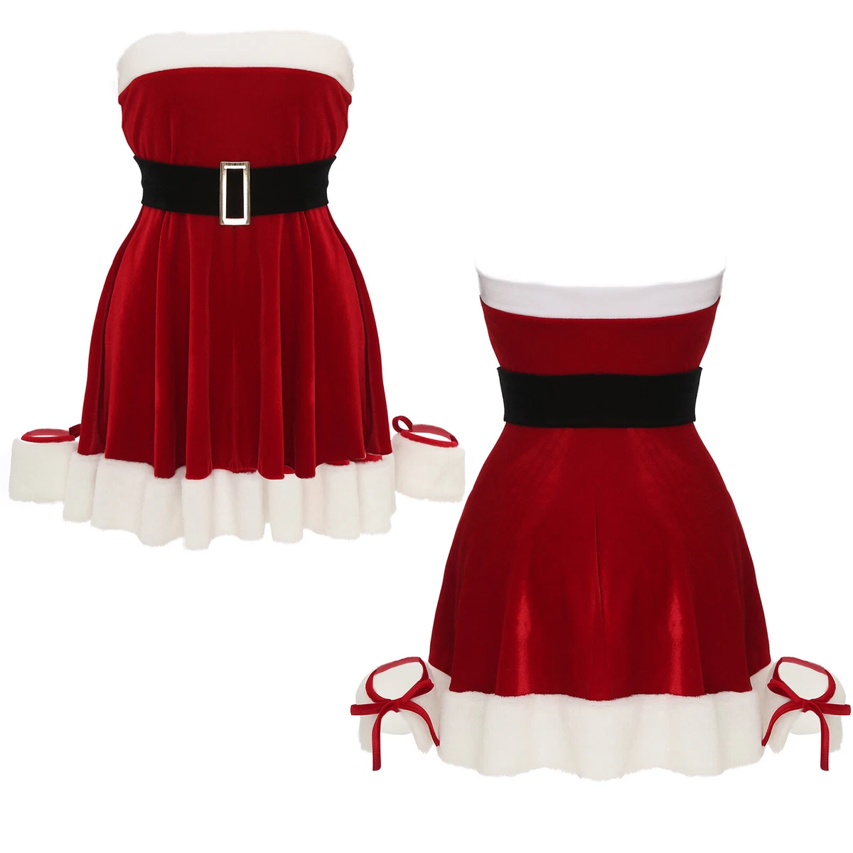 White christmas theme party cheap dress