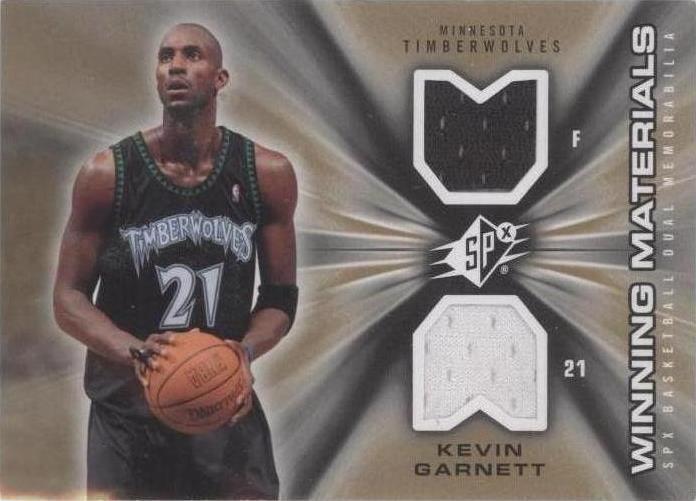 2006-07 SPx - Winning Materials Kevin Garnett #WM-KG (MEM) for 