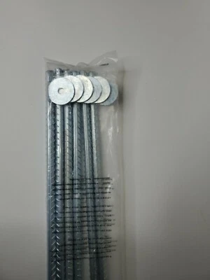 Swing set ANCHORS (set of 6) Steel hammer-In Earth Ground tent Stakes 16" Long