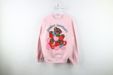 Vintage 90s Womens XL Faded Grandmas Sweethearts Bear Crewneck Sweatshirt USA