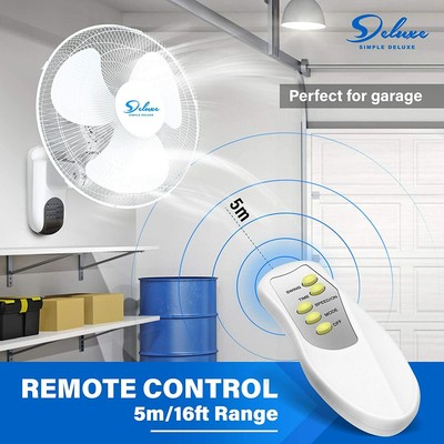 Wall Mount Fans Oscillating Quiet 