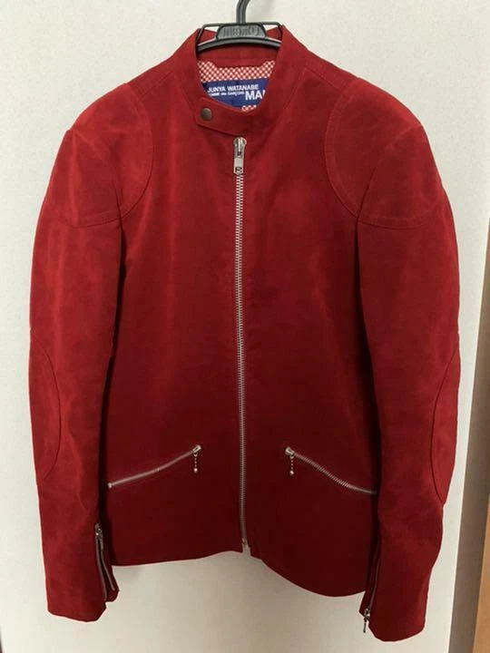 COMME des GARCONS JUNYA WATANABE MAN Single Riders Jacket Men M Red From Japan