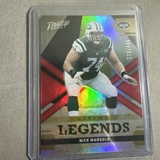 2022 Prestige Nick Mangold Living Legends Xtra Points Red 379/449