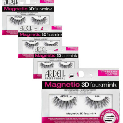 False Eyelashes Ardell Magnetic New 3D Faux Mink 858