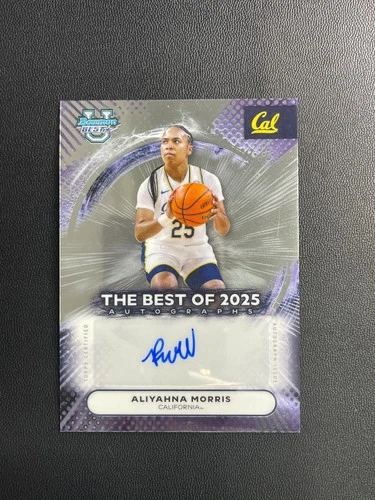 2025-26 Topps Bowman University's Best Of 2025 #BA-AR Aliyahna Morris Auto