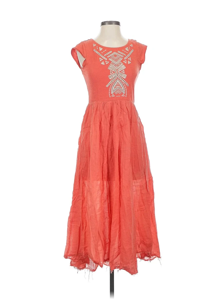 Vestido de cóctel Free People naranja XS para mujer
