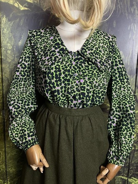Women Whistles Shirt Green Viscose M