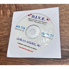 DIVE Math 7/6 Homeschool DVD by David Shormann Saxon 4th Ed Genesis Science