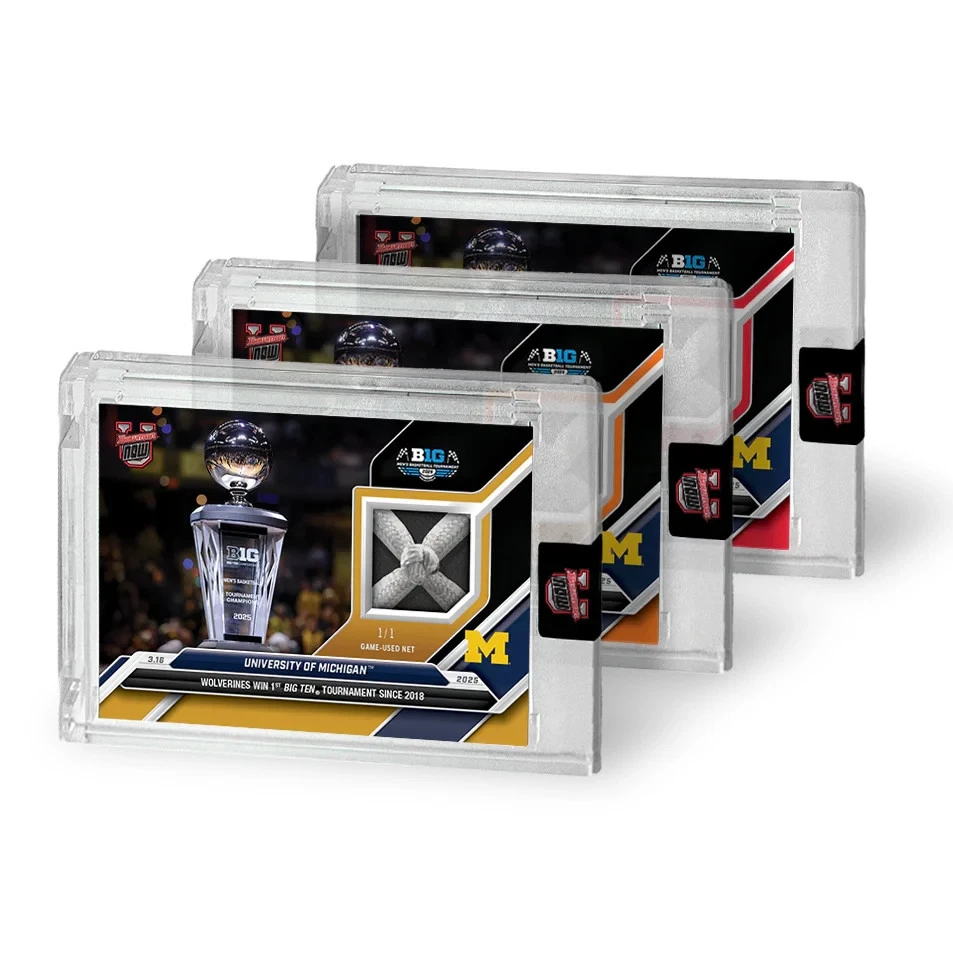 2024-25 Bowman U NOW Basketball #89 Michigan Game-used Net Relic # 49 or Lower - Image 2 of 4