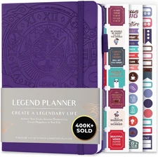 Legend Planner – Weekly & Monthly Life Planner to Hit Your Goals & Live Happie