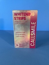 CALLSMILE Whitening Strips Sensitive Dental Hydrogen Peroxide Mint Qty28 EXP2027