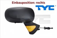 TYC 328-0095 Außenspiegel rechts für Renault
