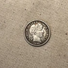 1898 S Barber Dime 10c VF - XF #QA3082