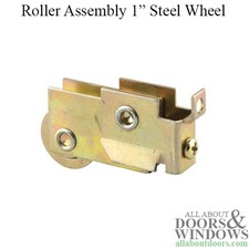 Door Roller For Sliding Glass Doors 1 Inch Steel Wheel With Adjustable Housing