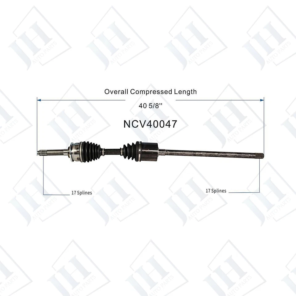 Eje CV conductor delantero izquierdo original para Isuzu Trooper 99-01 VehiCROSS V6 1995 4x4 Foto 2 de 4