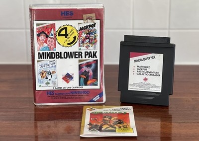 Mindblower Pak Nintendo NES PAL Piggy Back Cart Variant AUS Release + Catalogue