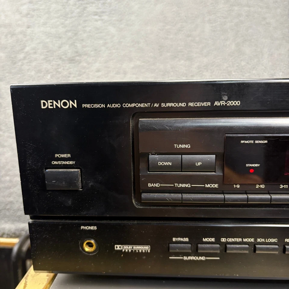 Denon AVR-2000 Precision Audio Component AV Surround Receiver DSP Stereo - Image 2 of 4