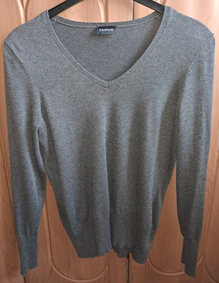 TAIFUN by Gerry Weber Pullover grau Gr. 40 evtl. auch 38