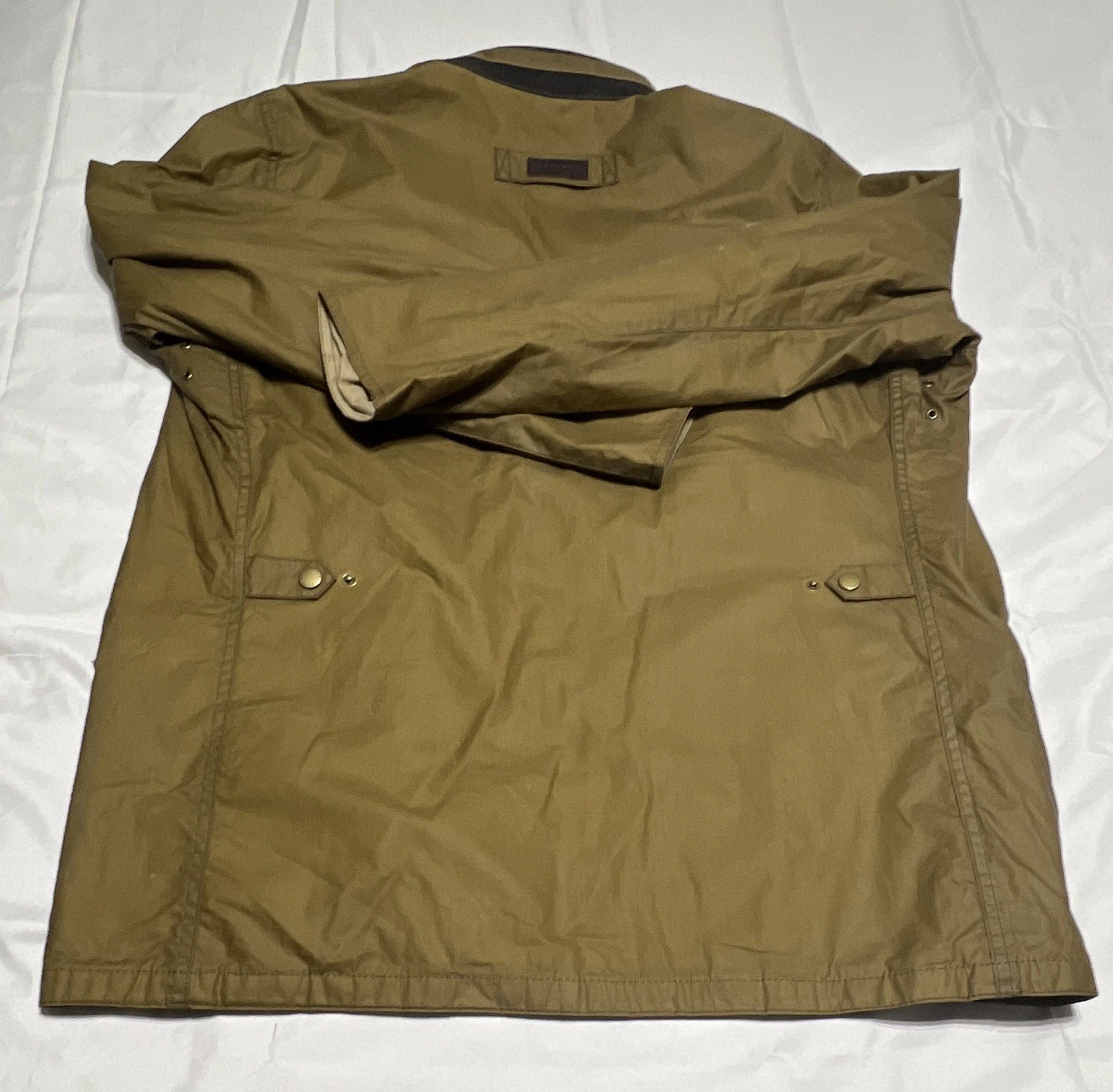 Barbour Lightweight Prestbury Waxed Cotton Jacket Men’s M Brown MWX1466SN31 - product detail image 12