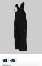 Obermeyer Volt Pant Youth Kids Boys Size 4 Snow/Ski Pants Style 65031 Black NWT