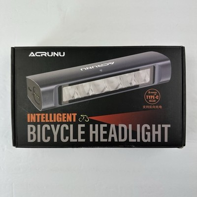 Acrunu Intelligent Bicycle Headlight- 3400 Lumens/ IP67 Waterproof/ USB-C